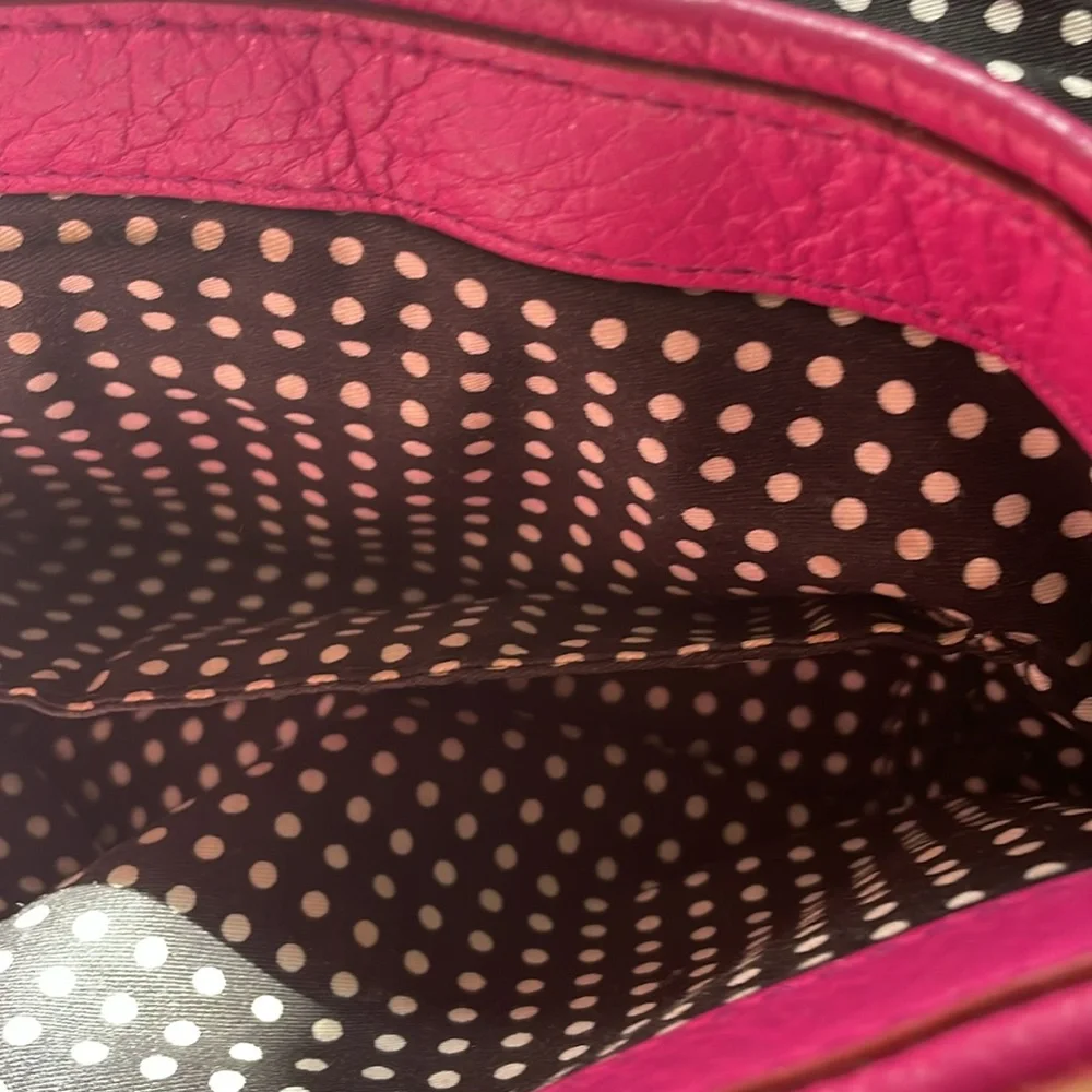Kate Spade purse bag handbag Naomi Astor Court Red Plum pink gold vintage Y2K